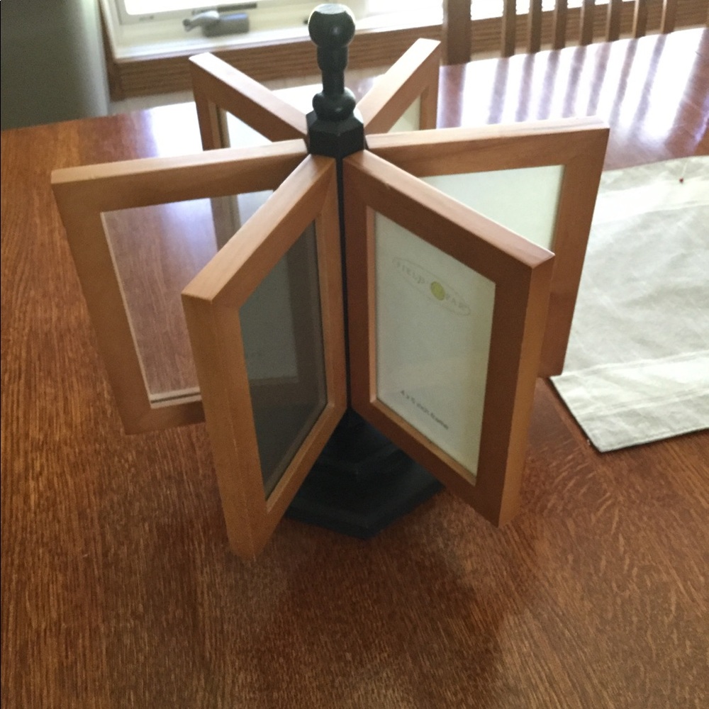 Revolving 12 photo frame